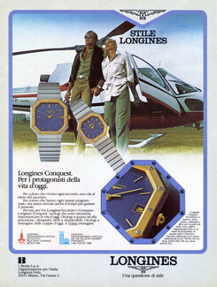 Longines (Watches) 1980 Conquest, Helicopter (italian)