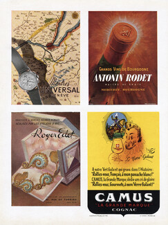 Universal (Watches) 1943 Roger Edet, Camus, Antonin Rodet Bourgogne