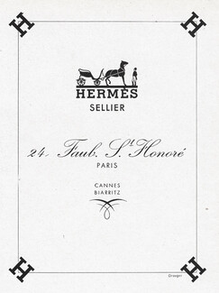 Hermès (Sellier) 1943 Label