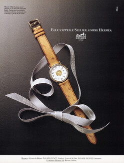 Hermès (Watches) 1989 Montre Sellier