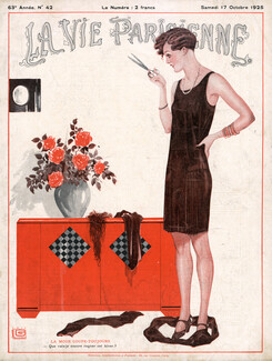 Georges Léonnec 1925 La Mode Coupe-Toujours, La Vie Parisienne Cover