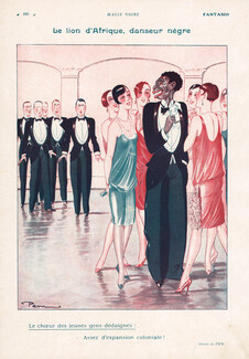 Pem 1928 Le Lion d'Afrique, Danseur Nègre, Black Dancer, Roaring Twenties