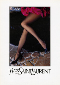Yves Saint Laurent (Lingerie) 1991 Stockings Tights (L)
