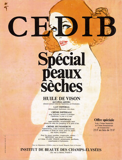 Cedib (Cosmetics) 1969 René Gruau (L)
