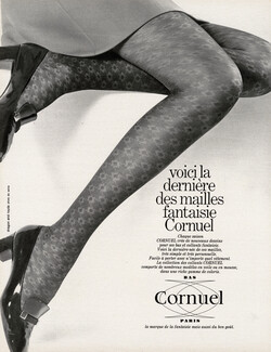 Cornuel (Stockings Hosiery) 1969 Collants Maille Fantaisie (L)