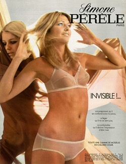 Simone Pérèle 1970 Invisible ! Bra, Panties