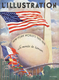New-York World's Fair 1939 Exposition Universelle de New York, L'Illustration Cover