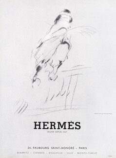 Hermès 1964 d'après Henry de Toulouse-Lautrec, Horse Racing