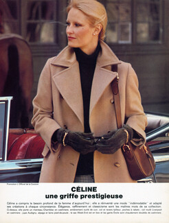 Céline 1979 Manteau, Sac, Gants