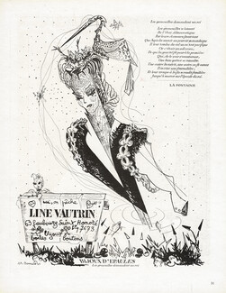 Line Vautrin 1945 "Bijoux d'épaules" Shoulder Straps Jewels, Jacques-Armand Bonnaud