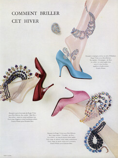 Roger Vivier pour Dior-Delman (Shoes) 1956 Francis Winter, Photo Henry Clarke
