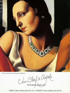 Van Cleef & Arpels (Necklace) 1989 Portrait de Mme Boucard, Tamara de Lempicka