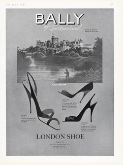 Bally of Switzerland 1953 Windsor Castle, London Shoe
