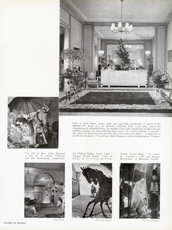 Vitrines 1951 Chez Leleu, Hermès (Annie Beaumel), Ford, Caroline