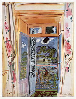 Raoul Dufy 1948 "La Fenêtre du Peintre"