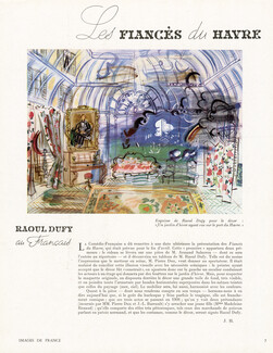Raoul Dufy 1944 Les Fiancés du Havre, Theatre Scenery