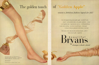 Bryans (Hosiery) 1953 Golden Apple Stockings, Photo Blumenfeld
