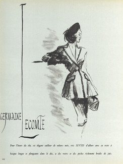 Germaine Lecomte 1947 Suit, Pierre Pagès