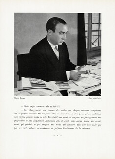 Marcel Rochas (Portrait) 1947 Schall