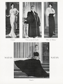 Natan (Couture) 1947 Avenue Louise, Bruxelles, Fashion Photography Photo Max