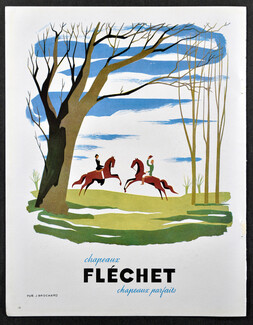 Fléchet (Men's Hats) 1947 Jean Jacquelin