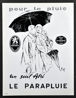 Le Parapluie 1960 Umbrella, Nylfrance & Rhodia