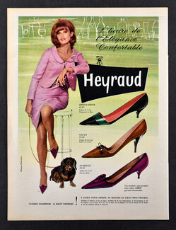 Heyraud (Shoes) 1963 Teckel dog