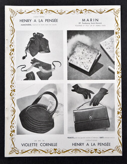 Henry à la Pensée, Marin, Violette Cornille 1947