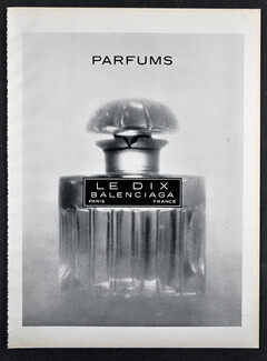 Balenciaga (Perfumes) 1968 Le Dix