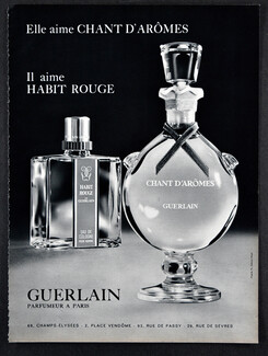 Guerlain (Perfumes) 1968 Chant D'arômes, Habit Rouge, Photo Stefano Miceli