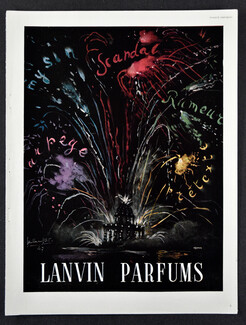 Lanvin (Perfumes) 1947 Guillaume Gillet, Fireworks
