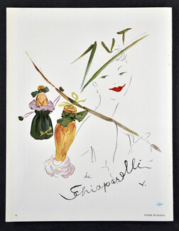Schiaparelli (Perfumes) 1950 Zut, Marcel Vertès