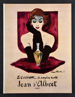 Jean d'Albret (Perfumes) 1954 Ecusson, Pierre Simon