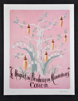 Caron (Perfumes) 1954 Le Muguet du Bonheur en Miniatures, Lily Of The Valley