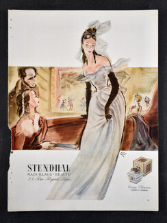 Stendhal (Cosmetics) 1946 Alex Rakoff, Crème Florence, Opera House