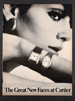 Cartier (Watches) 1967 Great New Faces at Cartier, Photo Jack Cowley