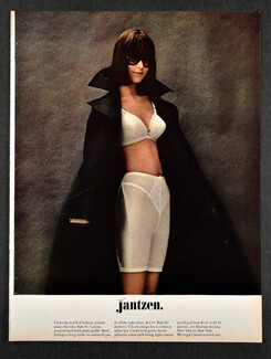 Jantzen (Lingerie) 1964 Panty Girdle, Bra, "Who rules the underworld ?", 2 pages