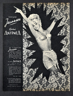 Antinéa (Girdle) 1962 Bra "Jeunesse" Pin-up