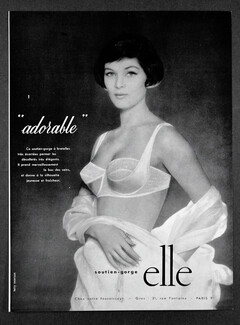 Elle (Lingerie) 1957 Bra, Photo Harry Meerson