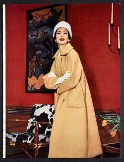 Madeleine de Rauch 1957 Coat, Moreau & Cie, Photo Seeberger