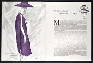 Balenciaga 1958 Taille Directoire, Pierre Mourgue, 4 pages, 4 pages