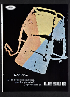 Lesur (Fabric) 1957 Kandiaz, Photo Molinard
