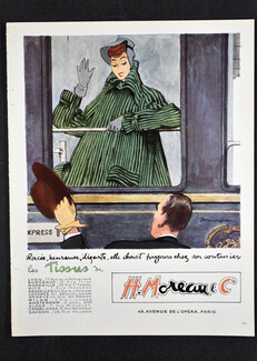 Moreau & Cie 1949 Pierre Mourgue, Train (Version Red)