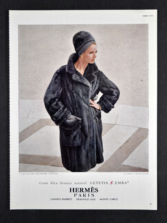 Hermès (Fur Clothing) 1963 Emba, Mink