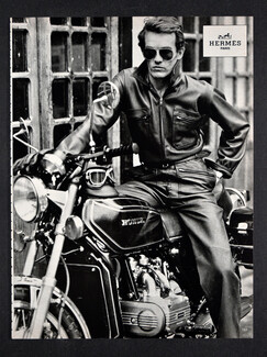 Hermès (Men's Clothing) 1977 Leather, Honda Motorcycle