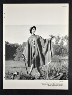 Hermès (Couture) 1957 Cape de battue, Photo Seeberger