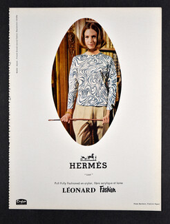 Hermès (Sportswear) 1964 Photo Bernheim, Leonard Fashion