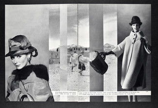 Jean Barthet, Grès 1962 Sac et gants Hermès