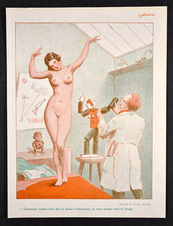 Henri Vincent-Anglade 1930 circa, Art Modeling, Sculptor, Dada