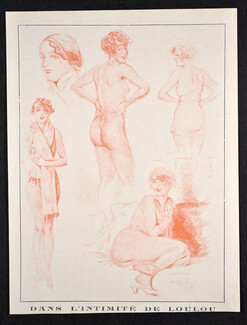 Dans l'intimité de Loulou, 1930 - Georges Pavis circa, Nude